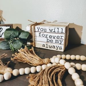 You will forever be my always Stacked book set
